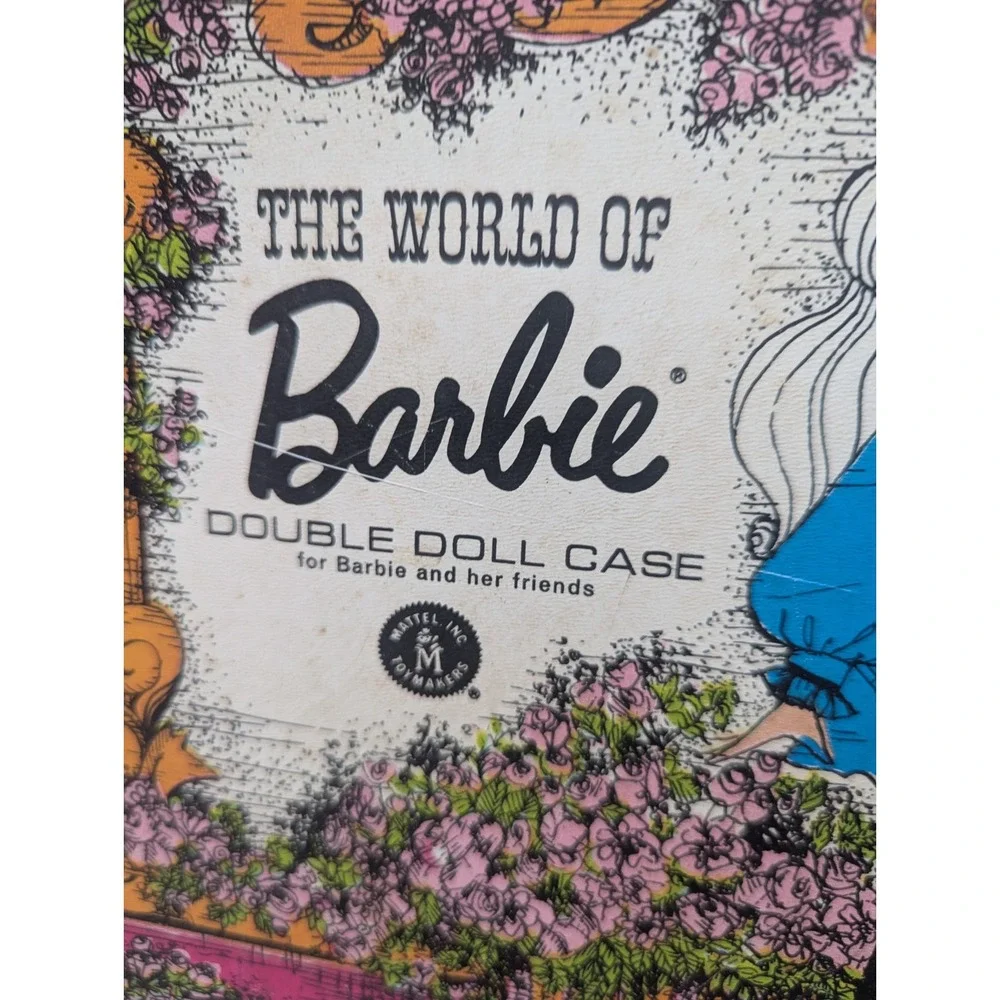Barbie World of Barbie Double Doll Case 1968 Vintage Mattel Collector *Read